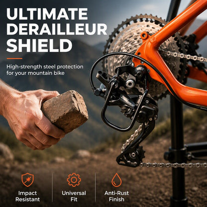 ⏳🔥BUY MORE SAVE MORE ⏰ Bicycle Rear Derailleur Guard – Shield Your Mountain Bike’s Transmission on Rough Trails 🚲🛡️
