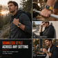 ⌚Integrated Smartwatch Band with Protective Case – Colour-Blocking Translucent Sport Strap for 40–49mm✨