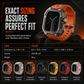 ⌚Integrated Smartwatch Band with Protective Case – Colour-Blocking Translucent Sport Strap for 40–49mm✨