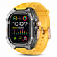 ⌚Integrated Smartwatch Band with Protective Case – Colour-Blocking Translucent Sport Strap for 40–49mm✨