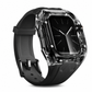 ⌚Integrated Smartwatch Band with Protective Case – Colour-Blocking Translucent Sport Strap for 40–49mm✨