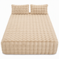 🛏️Soft Rabbit Plush & Milk Velvet Fitted Sheet Mattress Cover🐰 – Cosy, Dustproof Protection for a More Comfortable Bed ✨