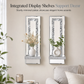 ⏳ Limited-Time Offer! 🕯️ Set of 2 Silver Mirrored Candle Holders – Acrylic Crushed Diamonds Add Sparkling Elegance to Living & Dining Rooms ✨