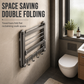 ⏳ Limited-Time Offer! 🧺 Double Folding Towel Rack – Suction Mount, Rustproof & Space-Saving, Keep Bathrooms Tidy with No Drilling 🛁✨