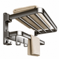⏳ Limited-Time Offer! 🧺 Double Folding Towel Rack – Suction Mount, Rustproof & Space-Saving, Keep Bathrooms Tidy with No Drilling 🛁✨