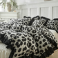 🔥 New Arrival -50% OFF 🛏️ Leopard Print Ruffled Duvet Cover Set – Bold & Cosy Bedroom Style, Refresh Your Room in Minutes 🐆