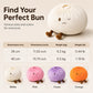 📢50% - OFF 🔥Cute Bao Bun Plush Pillow 🛏️– Soft, Squishy & Irresistibly Cosy, A Sweet Treat for Your Sofa, Bed or Desk 🛋️✨