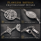 ⏳ Limited-Time Offer! ⏰ Stainless Steel Chain Charm Bracelet – Cross, Pentagram & Witch Knot Pendants, Add a Touch of Mystical Style to Your Everyday Look ✨