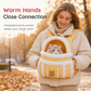 🐾 Limited-Time Offer! 🔥 Fleece-Lined Pet Carrier Backpack 🎒– Keep Your Cat Cosy & Close on Chilly Autumn & Winter Adventures ✨