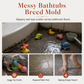 🛁 Limited-Time Offer! 🐻 Bath Toy Organiser – Mesh Bag & Suction Cups, Keep Bath Toys Tidy & Within Reach ✨