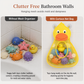 🛁 Limited-Time Offer! 🐻 Bath Toy Organiser – Mesh Bag & Suction Cups, Keep Bath Toys Tidy & Within Reach ✨