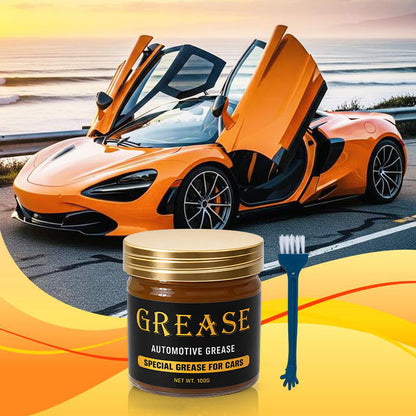🔧 New Arrival! Multi-Purpose Automotive Grease with Brush – Lubricate, Protect & Silence Squeaks, Keep Your Car Running Smoothly ✨