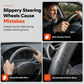 🔈50%OFF 🔥Universal Carbon Fibre Steering Wheel Cover – Anti-Slip Breathable Grip & Napa-Style Finish, Refresh Your Daily Drive ✨
