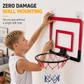 🔥New Arrival! 🏀No-Drill Wall-Mounted Folding Basketball Hoop Toy Set – Turn Any Wall Into a Mini Court, Active Fun for Kids Indoors & Out 🎯
