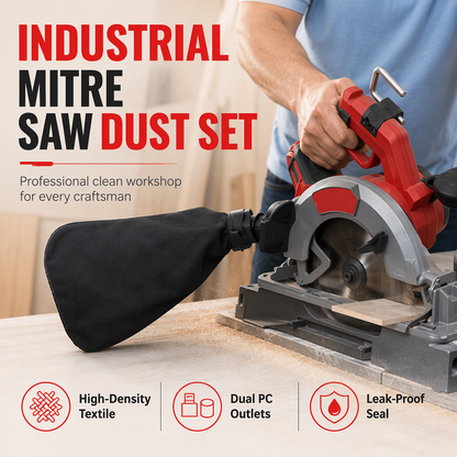 📢50% OFF!!!🔧Dust Collection Bag with Steel Wire Clamp for 10-Inch/255mm Aluminium & Mitre Saws