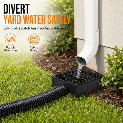⏳Time-Limited Special⏰ Flexible Gutter Downspout Extension Pipe Set – Guide Rainwater Away from Roof Eaves & Exterior Walls, Keep Your Home Drier & Tidier 🌧️🏠