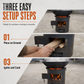 📢📢50% OFF !!⏰🔥 Heavy-Duty Camping Stove – Carbon Steel, Wood & Charcoal, High-Draft Airflow & 3-in-1 Cooking, A Rugged Outdoor Cooking Companion ✨