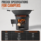 📢📢50% OFF !!⏰🔥 Heavy-Duty Camping Stove – Carbon Steel, Wood & Charcoal, High-Draft Airflow & 3-in-1 Cooking, A Rugged Outdoor Cooking Companion ✨