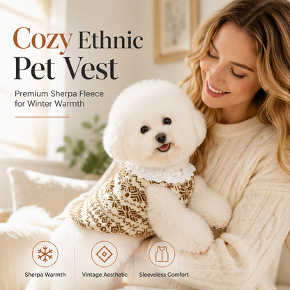 📢50% OFF Deal⏰🐶Autumn Winter Thick High-Neck Pet Sweater – Cosy Vest For Small Dogs & Cats🐱✨