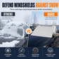📢📢50% OFF !! ⏰❄️ Careluxpro Magnetic Windscreen Snow Cover – Thickened Half Cover for Cars & SUVs 🚗✨
