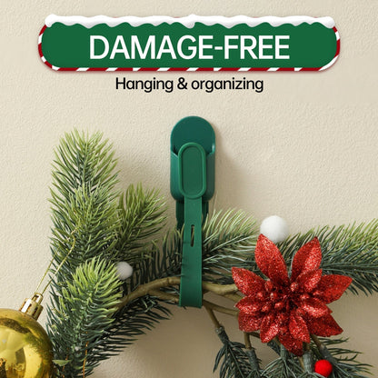 ⌛️Festive Sale! 🎄 Silicone Christmas Wreath Ties & Hooks (5 Pcs) – Secure Your Wreaths & Garlands with Ease🎅