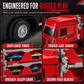 🚚 50% OFF !!🏗️Transforming Carrier Truck Toy – 207cm Catapult Race Track & Mini Alloy Vehicles, Build, Launch & Race Into Big Adventures