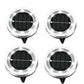 🔥50% OFF!!📢☀️ Outdoor Garden Solar Ground Lights – 4 Pack ✨