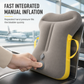 🔥 New Arrival!✈️ Portable Inflatable Travel Pillow – Foldable Upright Face-Down Design, Make Long Flights, Road Trips & Office Naps More Comfortable ✨