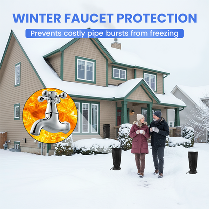 🏆🔥LAST DAY-BUY 1 GET 1 FREE!!🔥 Outdoor Faucet Covers – Winter Freeze Protection Cover for Outdoor Taps & Pipes ❄️🚰