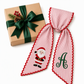 ⏳ 50% OFF🎄 Vintage Santa Ribbon Bow for Christmas Wreaths & Door Decor 🎅✨