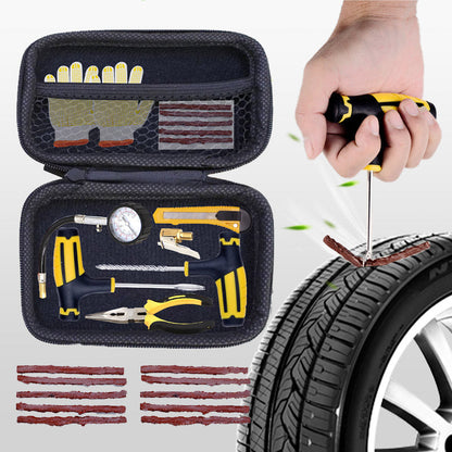 🔥50% OFF!!🔧Car Tyre Puncture Repair Kit – Fix Common Punctures on the Go & Stay Prepared for Roadside Emergencies 🚗