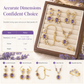 ⏳🔥 50% OFF! 💜 Lavender Purple Zircon Butterfly Jewelry Set – Adjustable Ring & Earrings ✨
