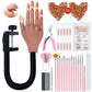 📢New Arrival!💅 15-Piece Nail Art Practice Hand Kit – Professional Training Tool Set for Salon & Beginners ✨