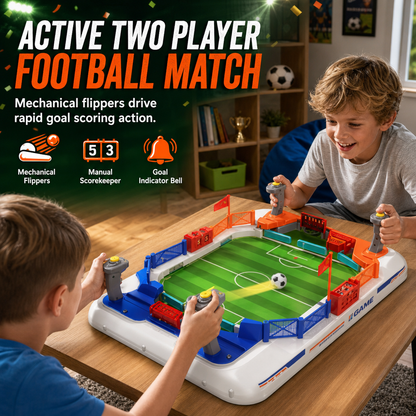 🔥LIMITED-TIME 50% OFF! ⏰⚽ 2 Player Tabletop Soccer Game – Interactive Mini Football Board Toy for Kids 🎮