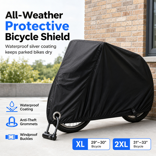 🚲 50% OFF! 🌧️ Waterproof Bicycle Cover – 190T Dustproof UV Protection Bike Shield ✨