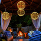 🔥50% OFF!!📢🔮 Hanging LED Sphere Light – 360° Glow & Weatherproof Metal, Add a Magical Touch to Patios, Gardens & Holidays 💪