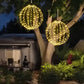 🔥50% OFF!!📢🔮 Hanging LED Sphere Light – 360° Glow & Weatherproof Metal, Add a Magical Touch to Patios, Gardens & Holidays 💪