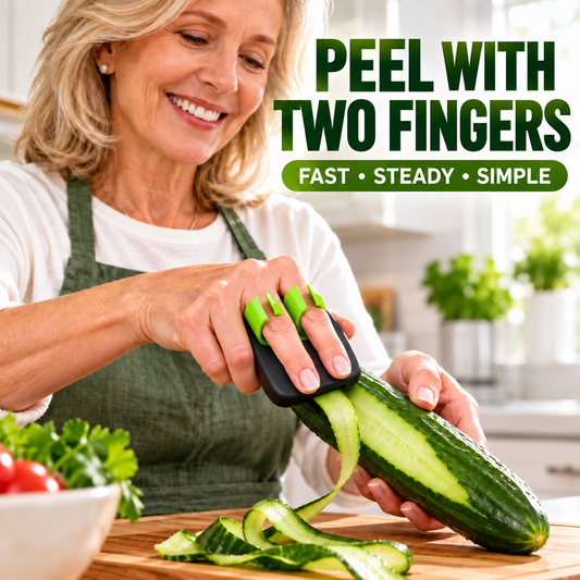 🔥BUY MORE GET MORE SAVE!!-JUST ￡3.4!💷Two-Finger Vegetable Peeler – Premium Stainless Steel Blade, Multi Bundle Packs1/2/5 Pc💚