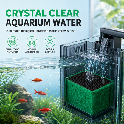 🥳2026 HOT SALE🐠💧 50% OFF! Activated Carbon Filter Cube – honeycomb filtration clears cloudy water, removes odors. Anti-crumble block for crystal-clear aquarium! 🛡️✅