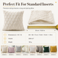 ⏳HOT SALE- 50%OFF!!🛋️Soft Plush Cushion Cover – Embroidered Geometric Diamond Pattern, Add Minimalist Cosy Charm to Sofa & Bed ✨