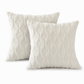 ⏳HOT SALE- 50%OFF!!🛋️Soft Plush Cushion Cover – Embroidered Geometric Diamond Pattern, Add Minimalist Cosy Charm to Sofa & Bed ✨