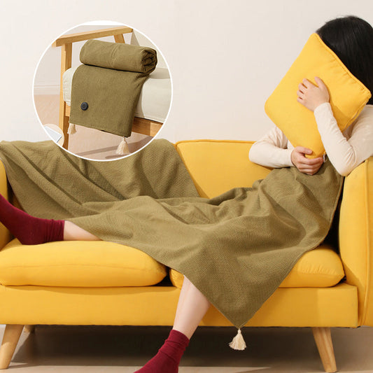 ⏳ Limited-Time Offer!♨️ Portable Soft Zipper Electric Heated Blanket Shawl – Cosy Warmth Anywhere You Go ✨