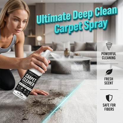 ✨🧽 Carpet Cleaner Spray – Deep Stain & Odor Remover, Fast-Dry No-Rinse Formula 🏠💨
