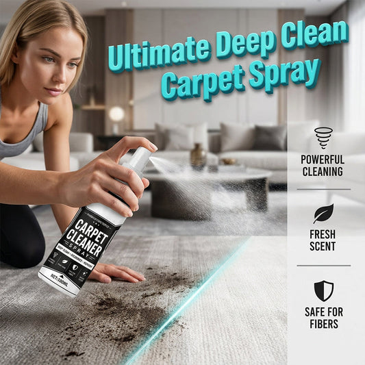✨🧽 Carpet Cleaner Spray – Deep Stain & Odor Remover, Fast-Dry No-Rinse Formula 🏠💨