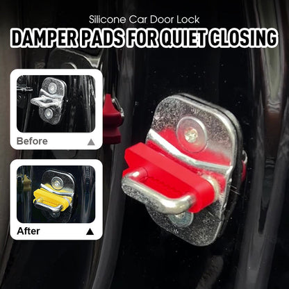 🔥LIMITED TIME OFFER!!⏰️🚗 Silicone Car Door Lock Damper Pads – Reduce Noise & Improve Door Closing Comfort ✨
