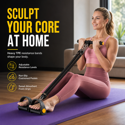 ⏳LIMITED TIME OFFER!!🔥💪 Multifunctional Resistance Band – Pedal Pull Rope for Home Workout, Yoga & Pilates ✨