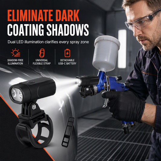 🔧 LIMITED-TIME 50% OFF! ✨Lightweight Spray Gun – LED Aiming & Even Finish, Make DIY Painting Projects Easier 🎨