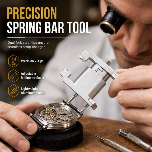 📢📢50% OFF !! ⏰⌚🔧 V-Shaped Spring Bar Pliers & Tweezers Kit – Watch Strap Removal Tool ✨