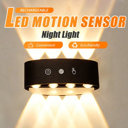 🔥50% OFF!! 💡 Rechargeable LED Motion Sensor Night Light – Smart Wireless Lighting for Home ✨