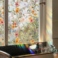 🔥50% OFF!!📢🌈 Rainbow Static Cling Window Film – Colourful Flower Glass Sticker, Cuttable & Decorative